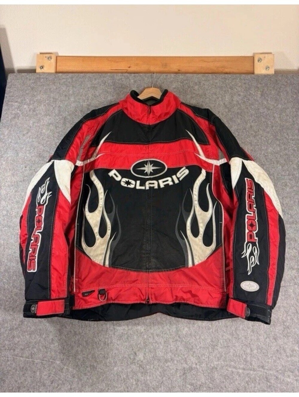 Rare! Polaris XC Snowmobile Jacket & Bibs Sz 2XL Racing Suit ThermoLoft RED